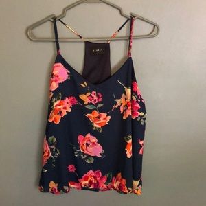Cute Floral Tank Top